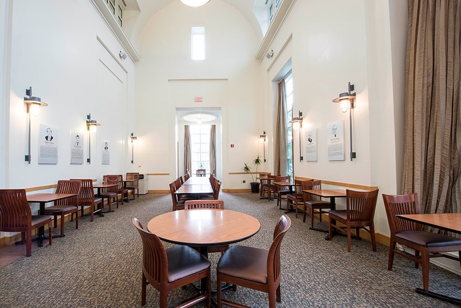 Photo of Schatz Dining Room from the middle of the room