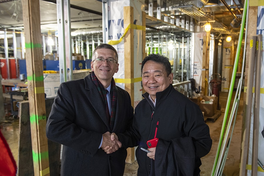 topping off ceremony