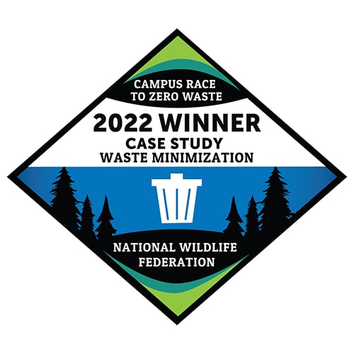 campus race to zero waste badge