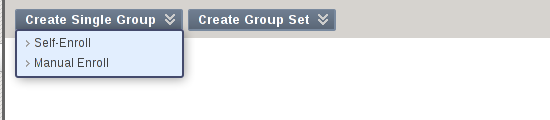 Create Single Group Menu Screenshot