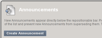 Announcements Header Screenshot
