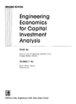 Cover of the Engineering Economics for Capital Investment Analysis textbook
