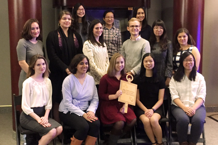 Early Phi Beta Kappa inductees