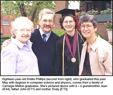 Phillips Family Spans a Century at Carnegie Mellon 