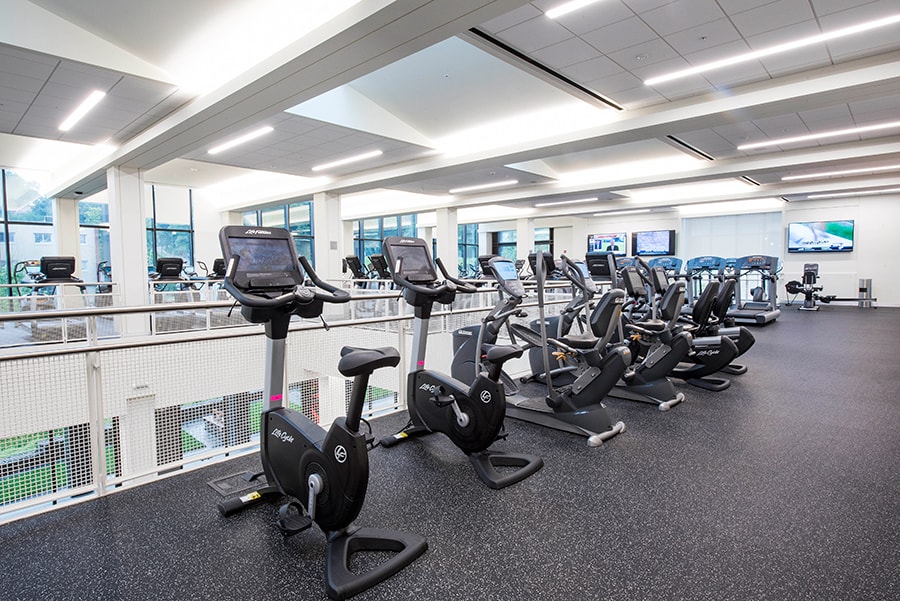 Photo of Fitness Center with view of stationary bikes and cardio machines