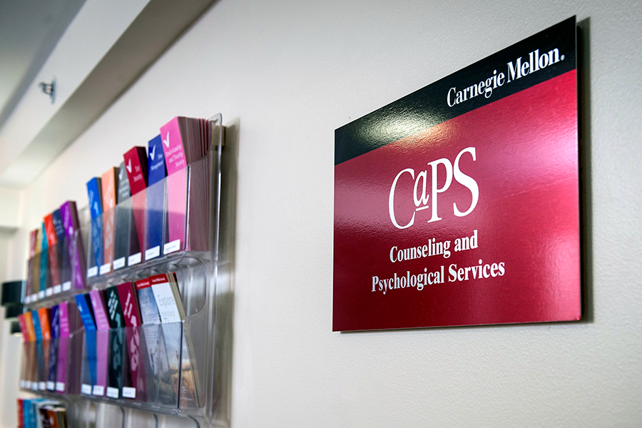CaPS sign on wall