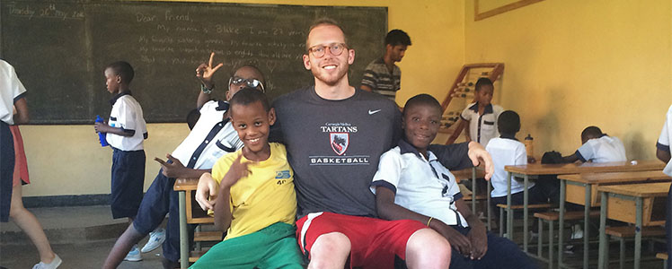 Creative Writing major Blake Chasen traveled to Rwanda this summer as part of CMU's Project Rwanda.