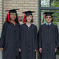 Twelve Department of English seniors were among 65 students inducted into Carnegie Mellon University’s chapter of the Phi Beta Kappa Society (PBK) during Commencement weekend.
