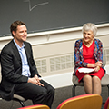 Michael Witmore and Peggy Knapp discussed Teaching Shakespeare at CMU.