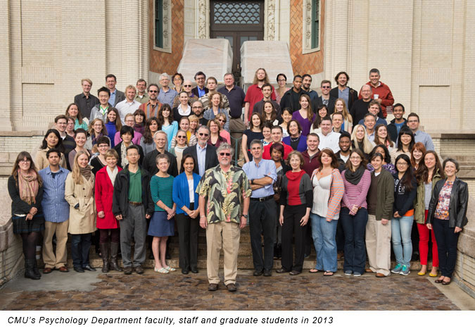 CMU’s Psychology Department faculty in 2013
