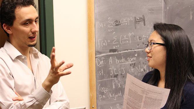 Assistant Professor of Philosophy Adam Bjorndahl and senior Ariel Rao discuss decision-making in uncertain situations.