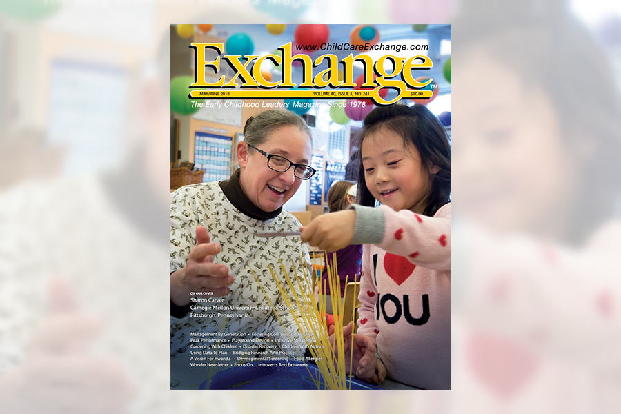 Sharon Carver on the cover of Exchange