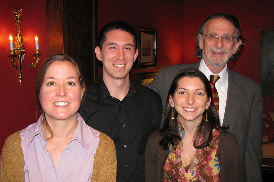 Klahr with mentees in 2009