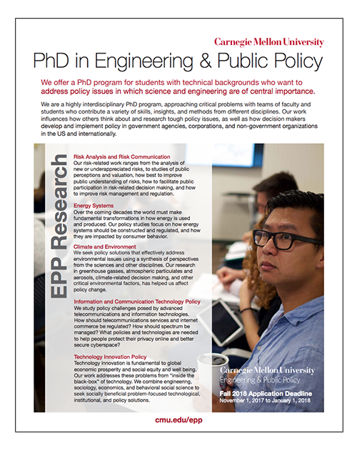 EPP PhD Program Overview