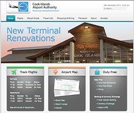Cook Island Airport Authority Web Site