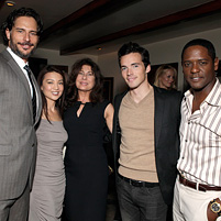 Joe Manganiello A'04; Ming-Na A'86; Paula; Ian Harding A'09; Blair Underwood A'88