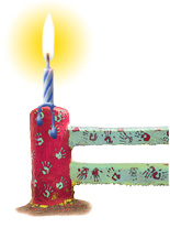 Happy Birthday Fence photo