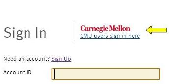 CMU users sign in here