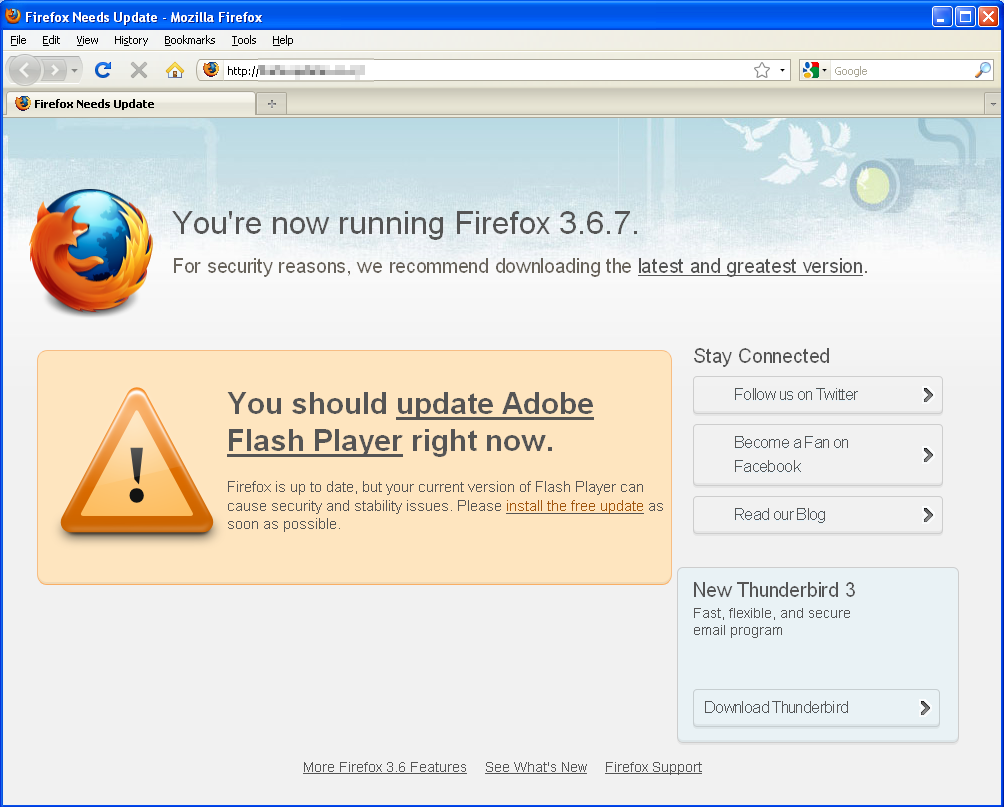 обновление для mozilla firefox