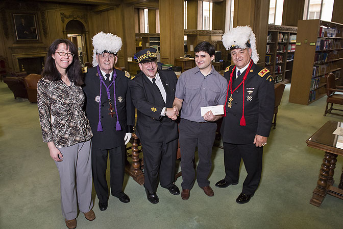Left to right: Sandra Kuhlman, Charles A. Garnes, Thomas X. Tsirimokos, Diego Pafundo, Nichola Vaccarello