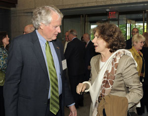 Terry Collins and Teresa Heinz
