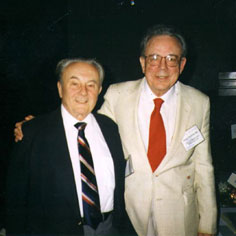 Aksel Bothner-By (right) and Josef Dadok
