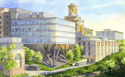 The institute will be based in Sherman and Joyce Bowie Scott Hall, which is being built near Hamerschlag Hall on CMU’s Pittsburgh campus. The building also will house CMU’s Biomedical Engineering Department and a new nanotechnology research facility.