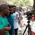 Haitians with GigaPan