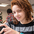 Woman at Computer