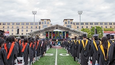 Image of Commencement stage