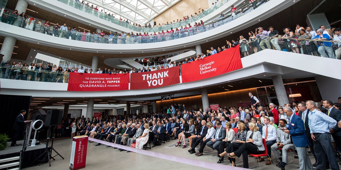 Image of Tepper Quad reopening