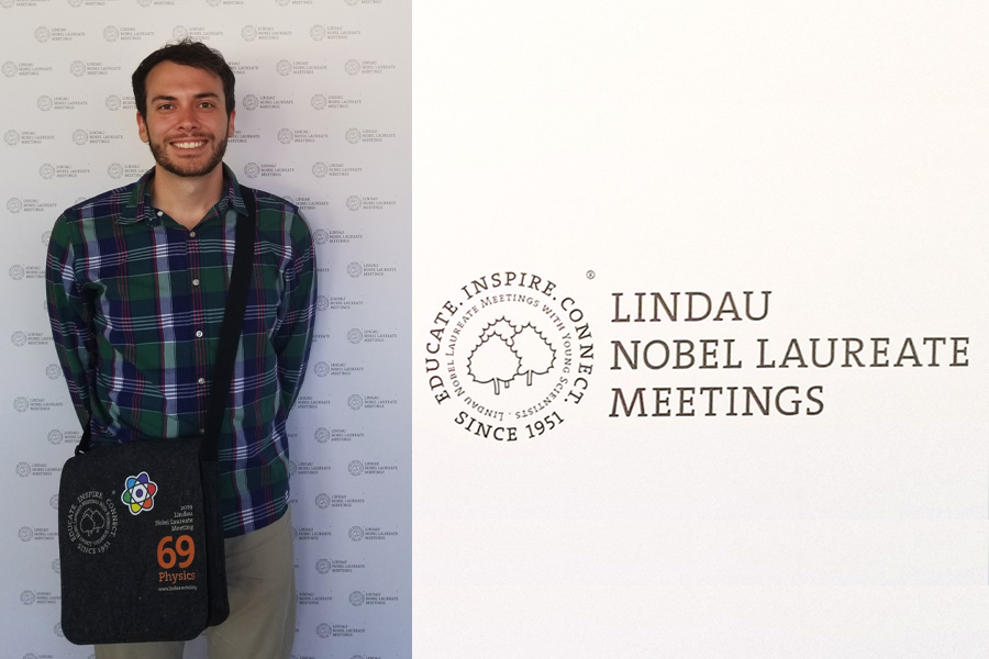 Dacen Waters at the Lindau Nobel Laureate Meeting