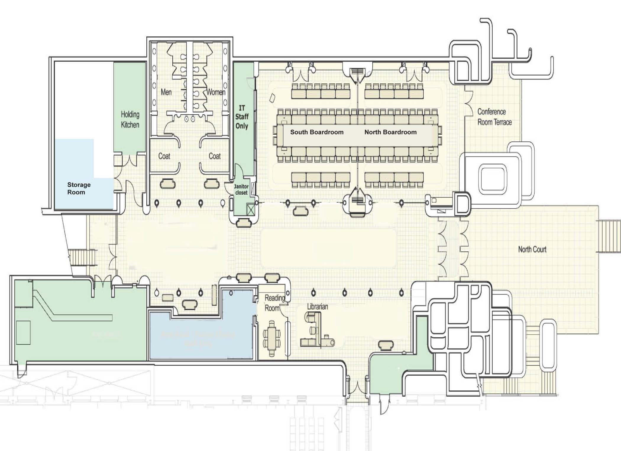 Posner Center floorplan