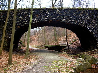 Schenley park foot bridge