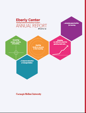 Eberly Center Annual Report cover image thumbnail