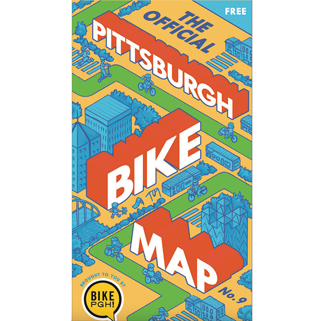 cover of Pittsburgh bike map document