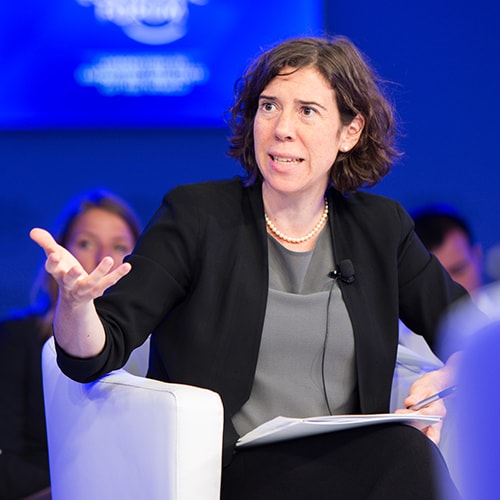 A photo of Erica Fuchs from Summer Davos 2017