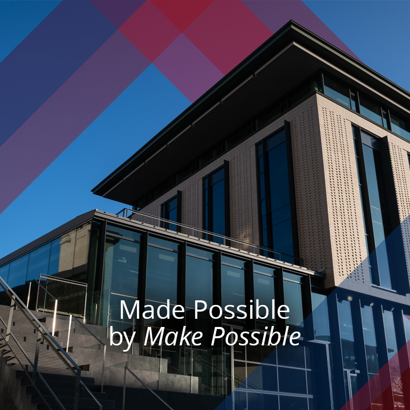 Made Possible by Make Possible app title with CMU125 branding