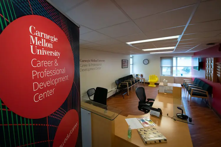 A view of the Career and Professional Development Center at CMU
