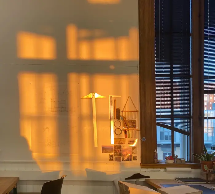 A photo Esha took in the Architecture studio