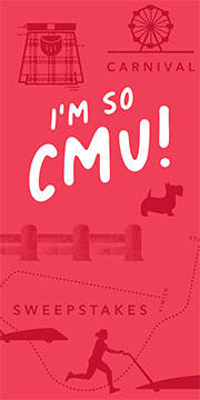 I'm so CMU! with images specific to CMU.