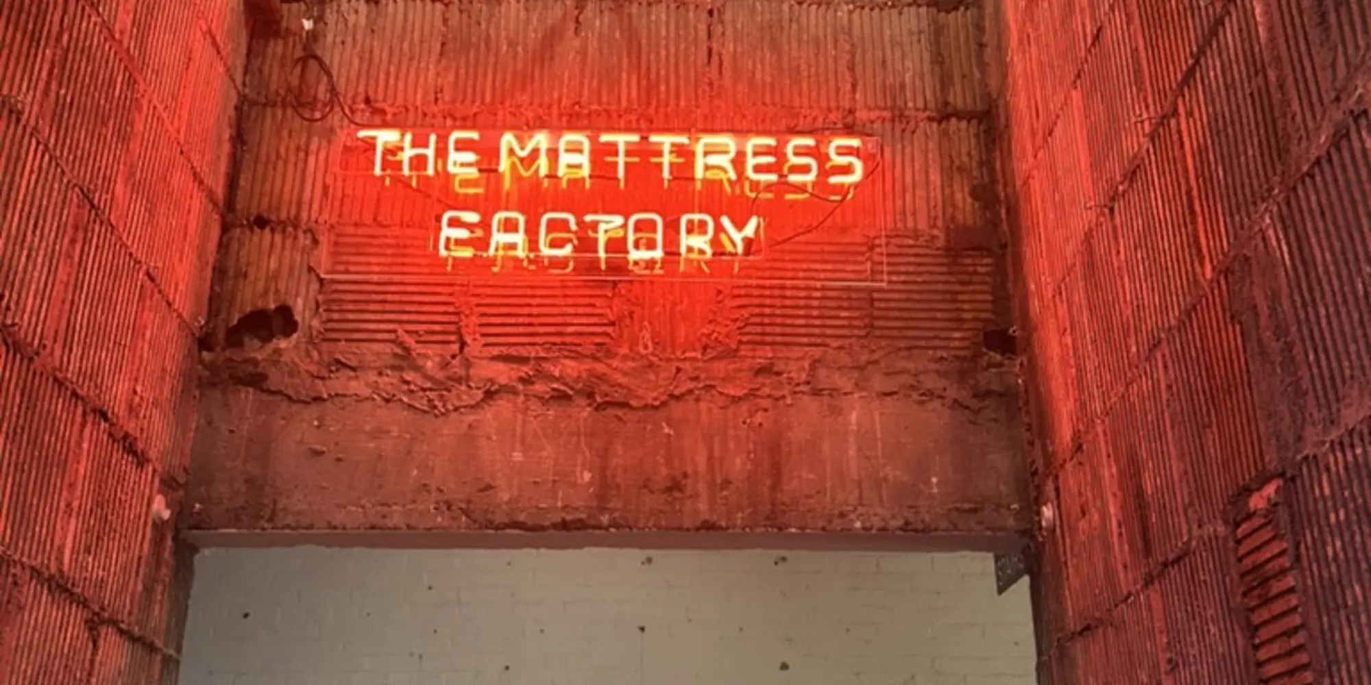 Photo of the Mattress Factory Museum sign
