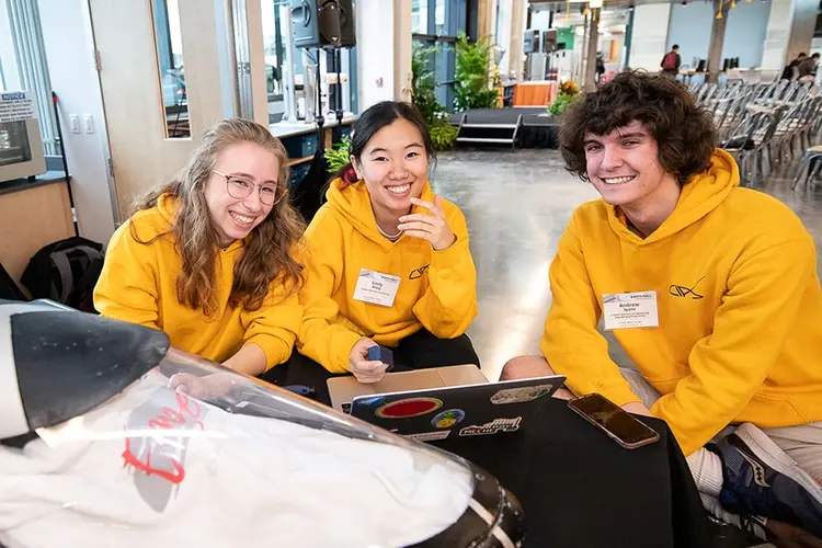 students inside with their buggy