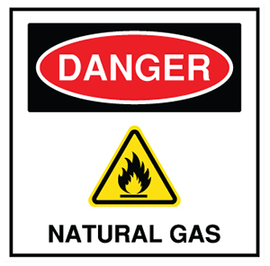 natural gas signage