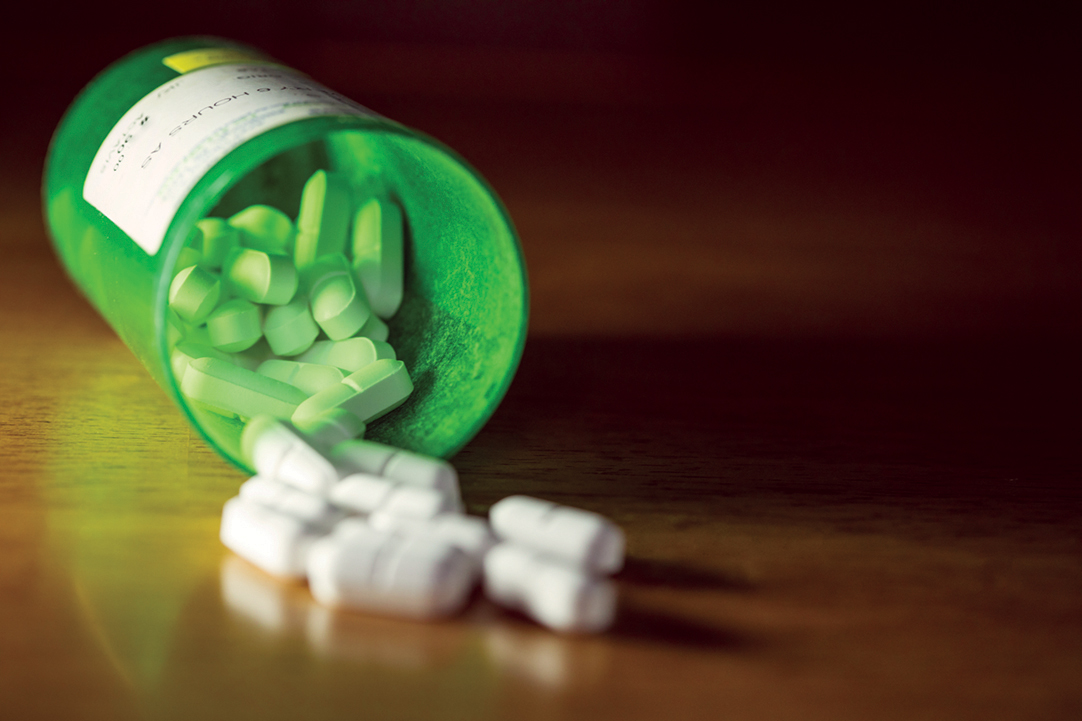 Stock image of prescription pills