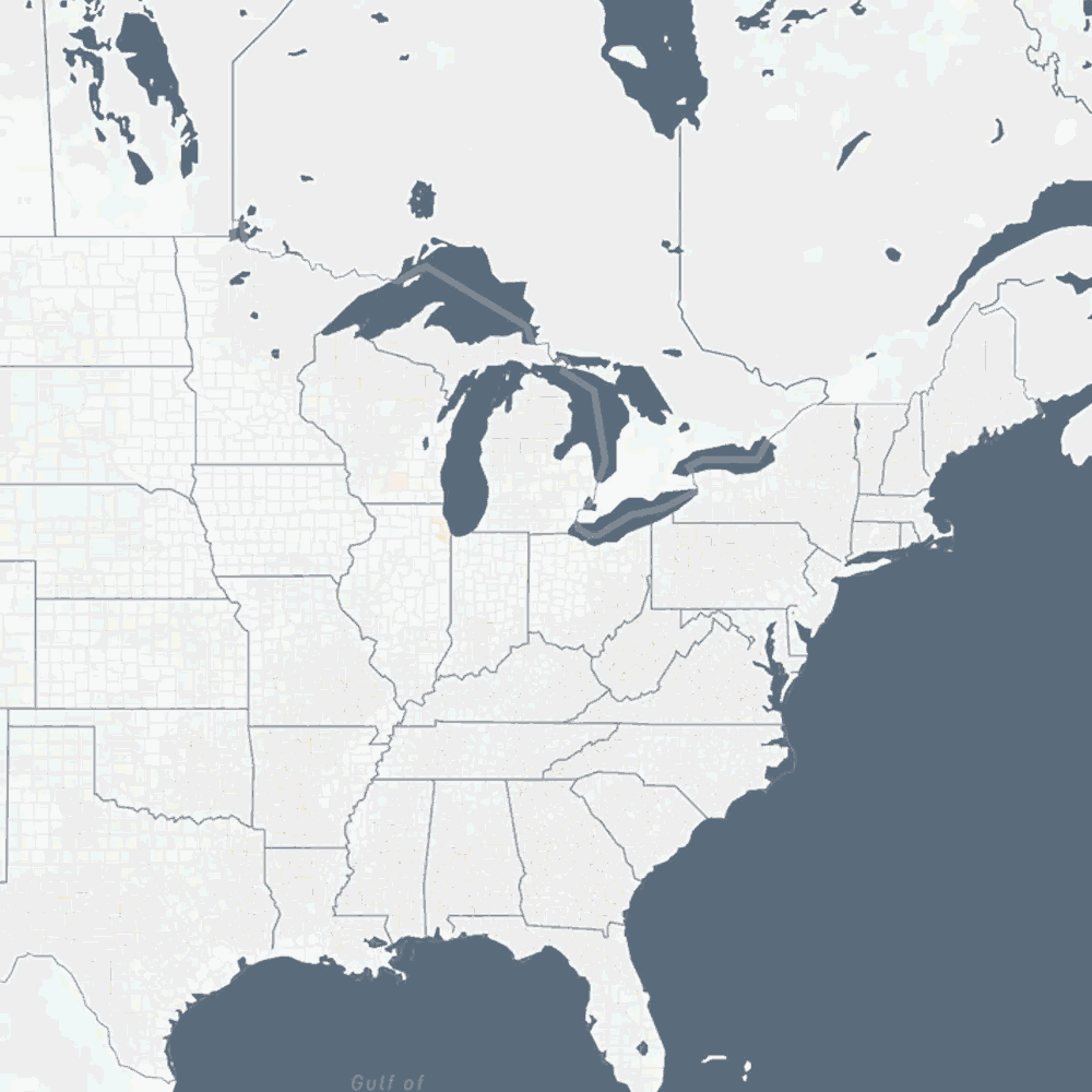 A map of the United States