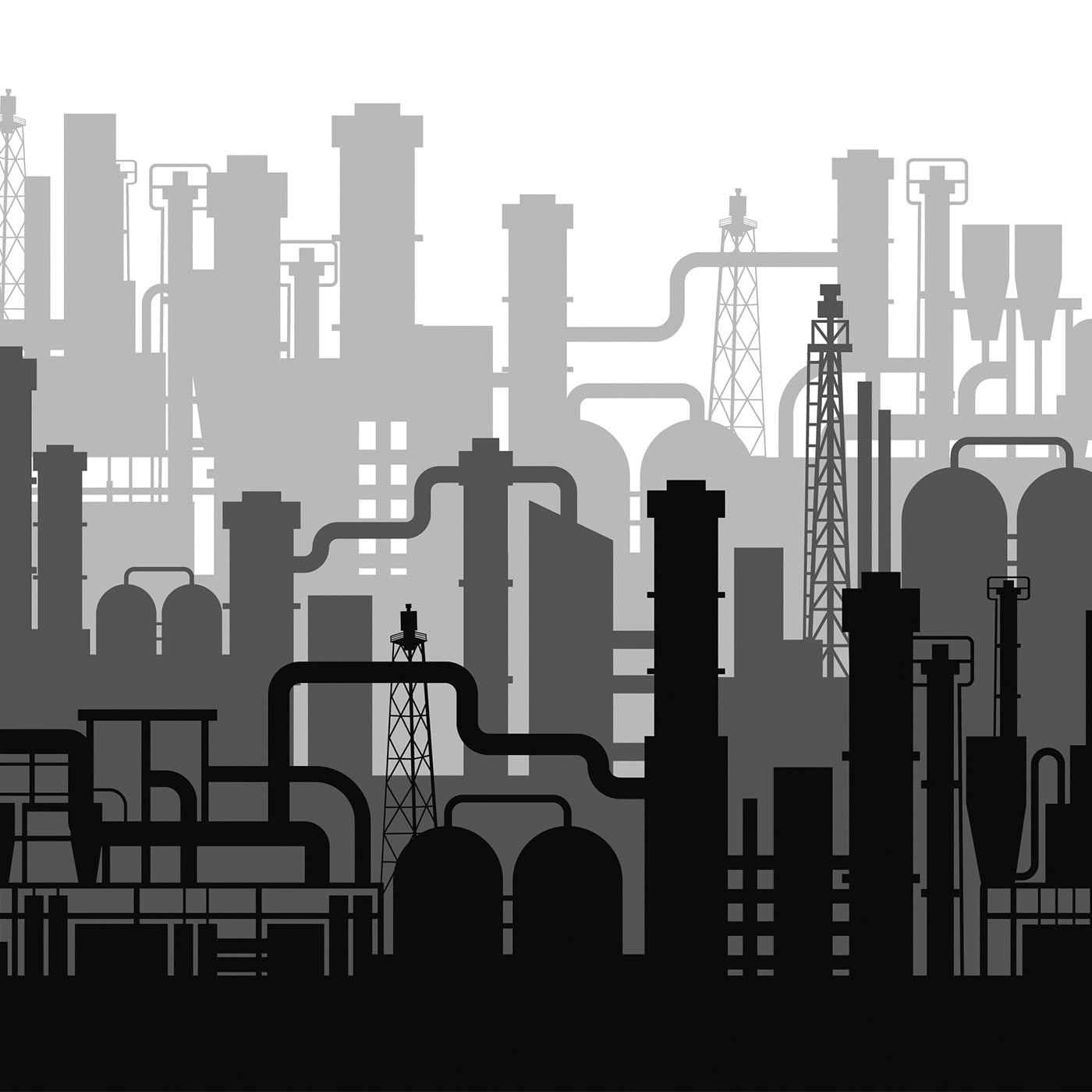 An industrial graphic