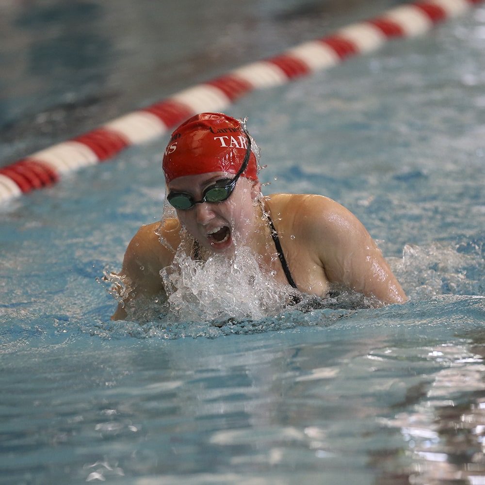 Emily Jordan swimming