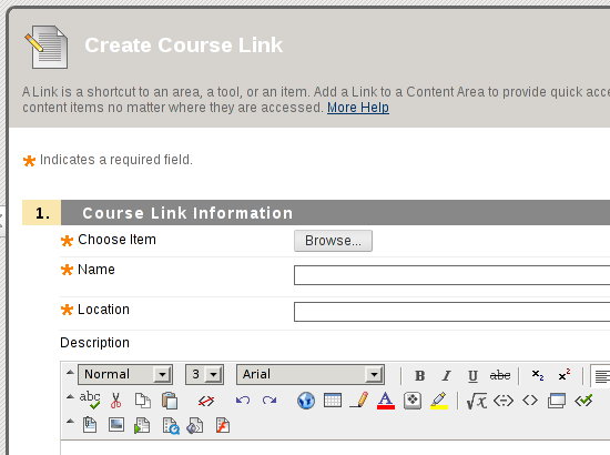 Course Link Screenshot