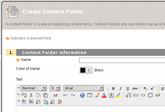 Add Content Folder Screenshot